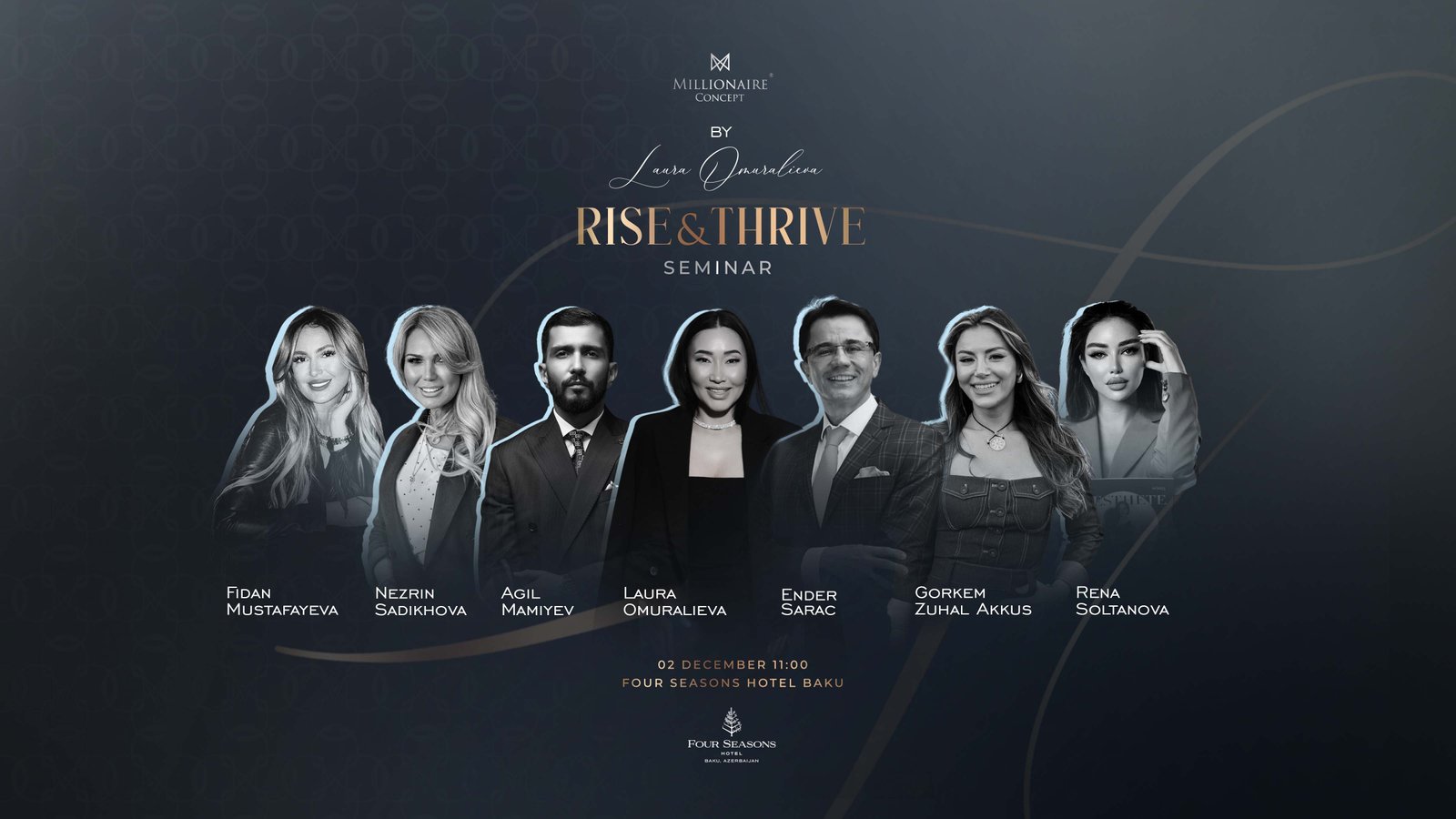 Inspiring Seminar for Entrepreneurs with Laura Omuraliyeva, Presented by Millionaire Concept.