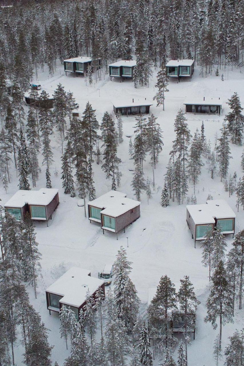 Watch the Northern Lights From Bed at Lapland